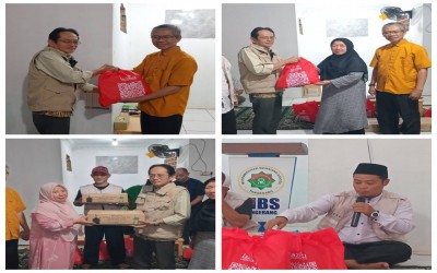 Lazismu Kabupaten Tangerang Salurkan Ratusan Paket Kado Ramadhan